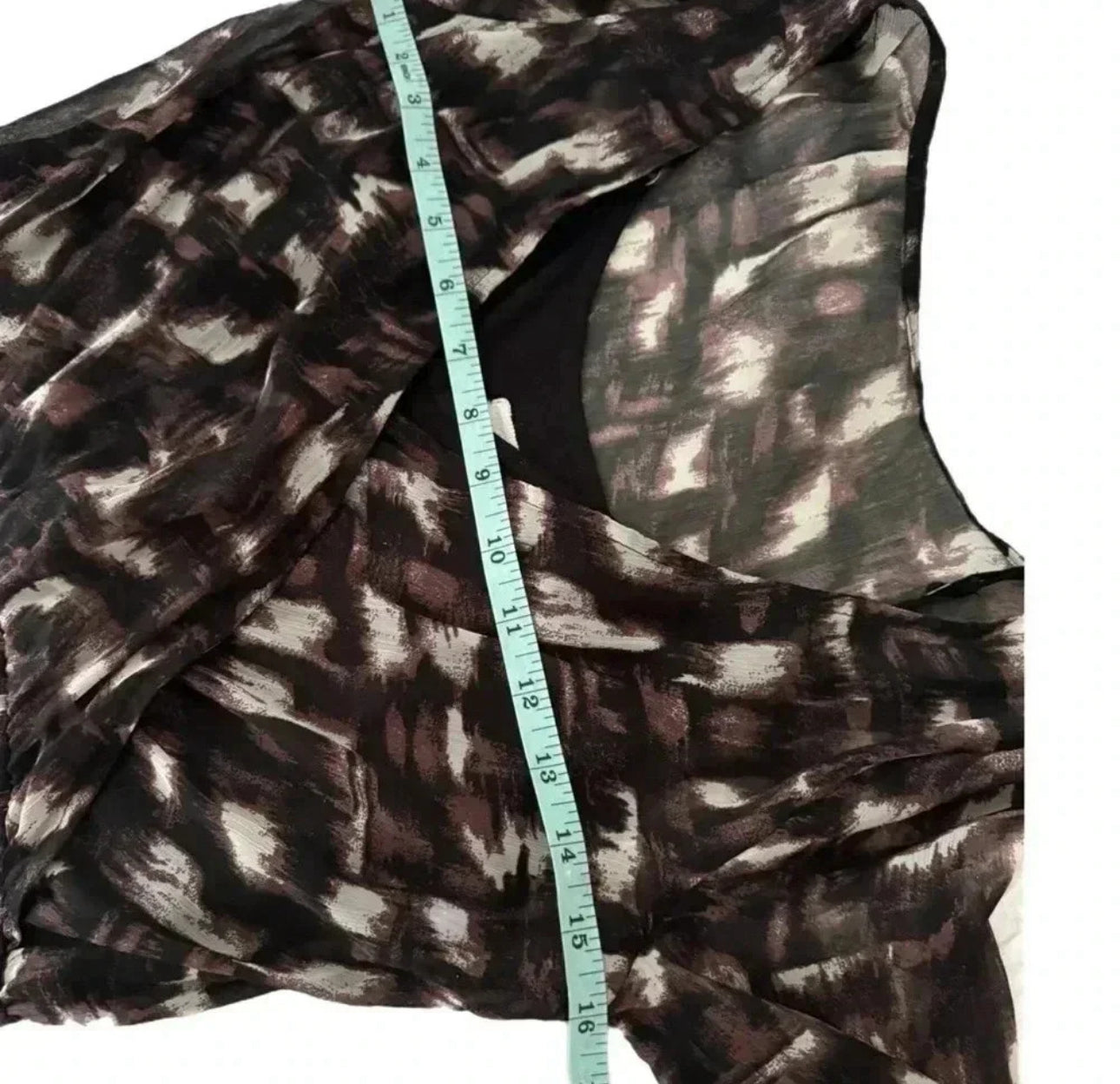 Abercrombie & Fitch Women’s Boho Chiffon Mini Dress Abstract Print Sz S