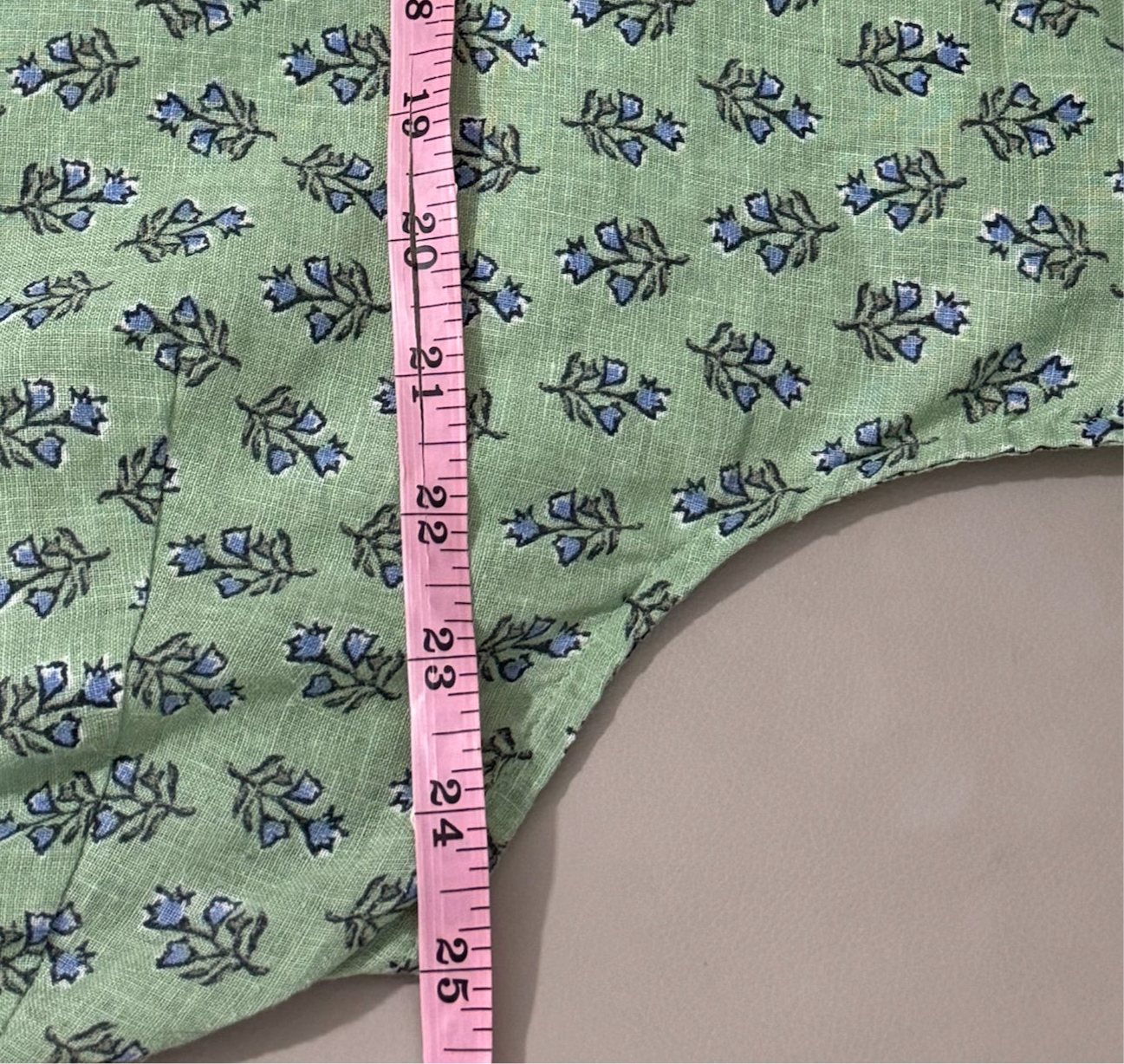 J. Jill Linen Tank Blouse Multi Green Floral Women’s Sz 2X Coastal Preppy