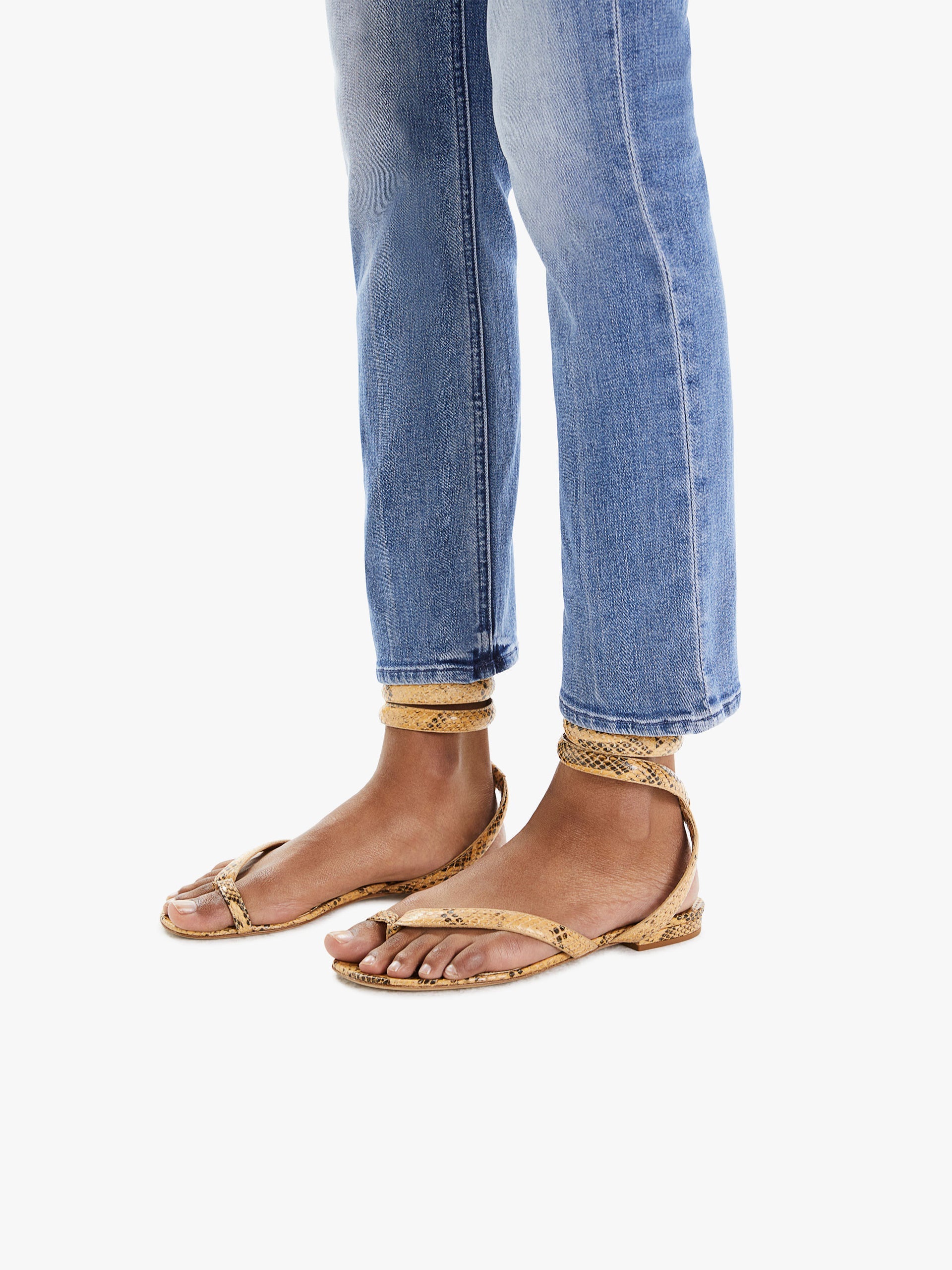 MOTHER Jeans Mid Rise Straight Dazzler Ankle We The Animals Wash 90s Style Sz 32