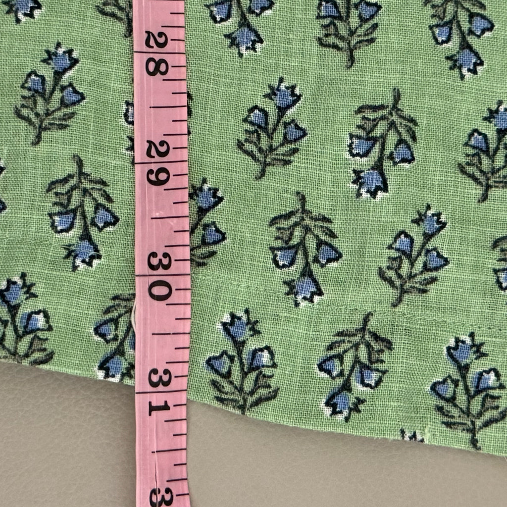 J. Jill Linen Tank Blouse Multi Green Floral Women’s Sz 2X Coastal Preppy