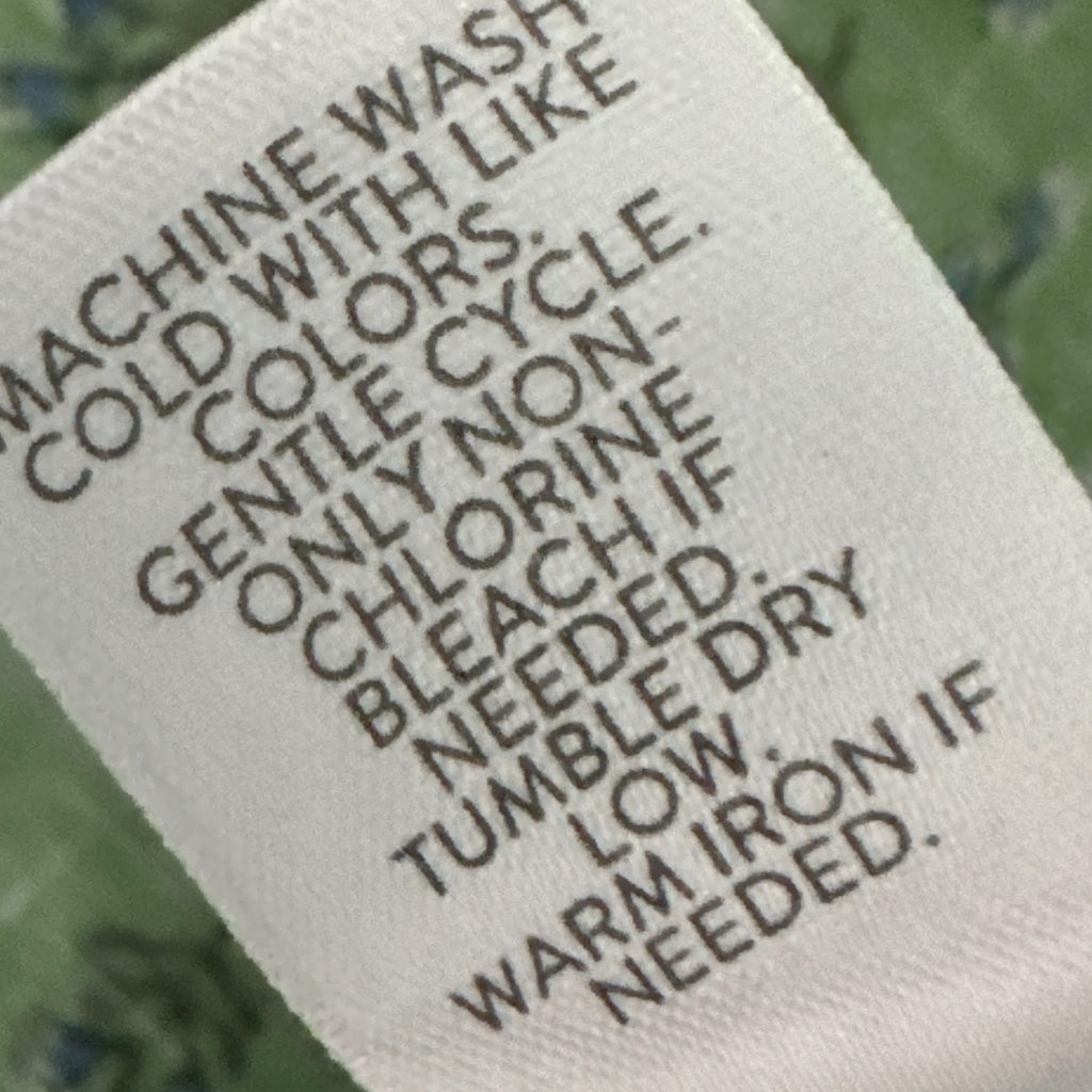 J. Jill Linen Tank Blouse Multi Green Floral Women’s Sz 2X Coastal Preppy