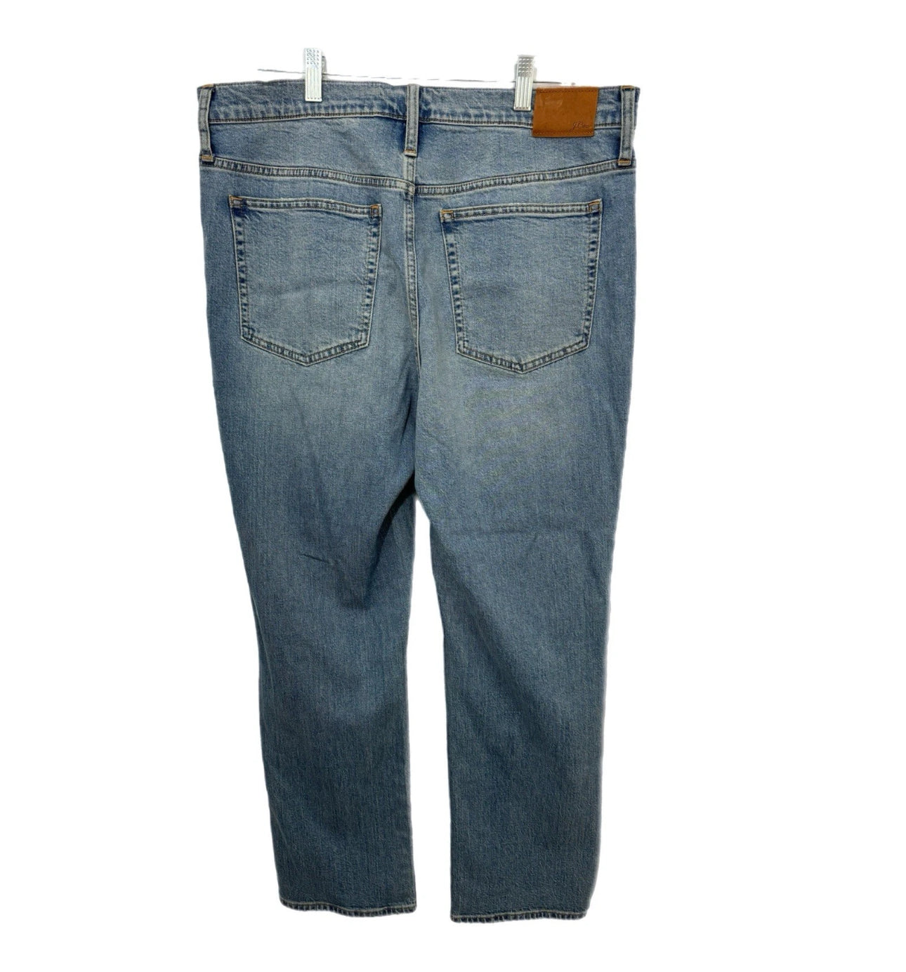 NWT J. Crew Women’s Slim Boyfriend Jeans Straight Leg Light Wash Denim Sz 31