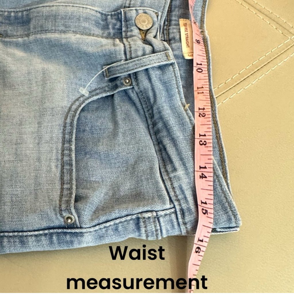 LEVI’S 724 High Rise Straight Jeans Women’s Light Wash Stretch Denim Classic Fit Sz 31