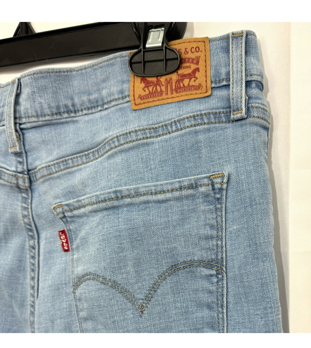 LEVI’S 724 High Rise Straight Jeans Women’s Light Wash Stretch Denim Classic Fit Sz 31