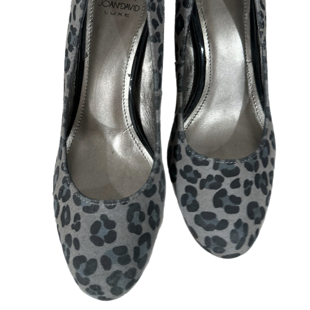 Circa Joan & David Leopard Print Genuine Leather Platform Heels Women’s Sz 6