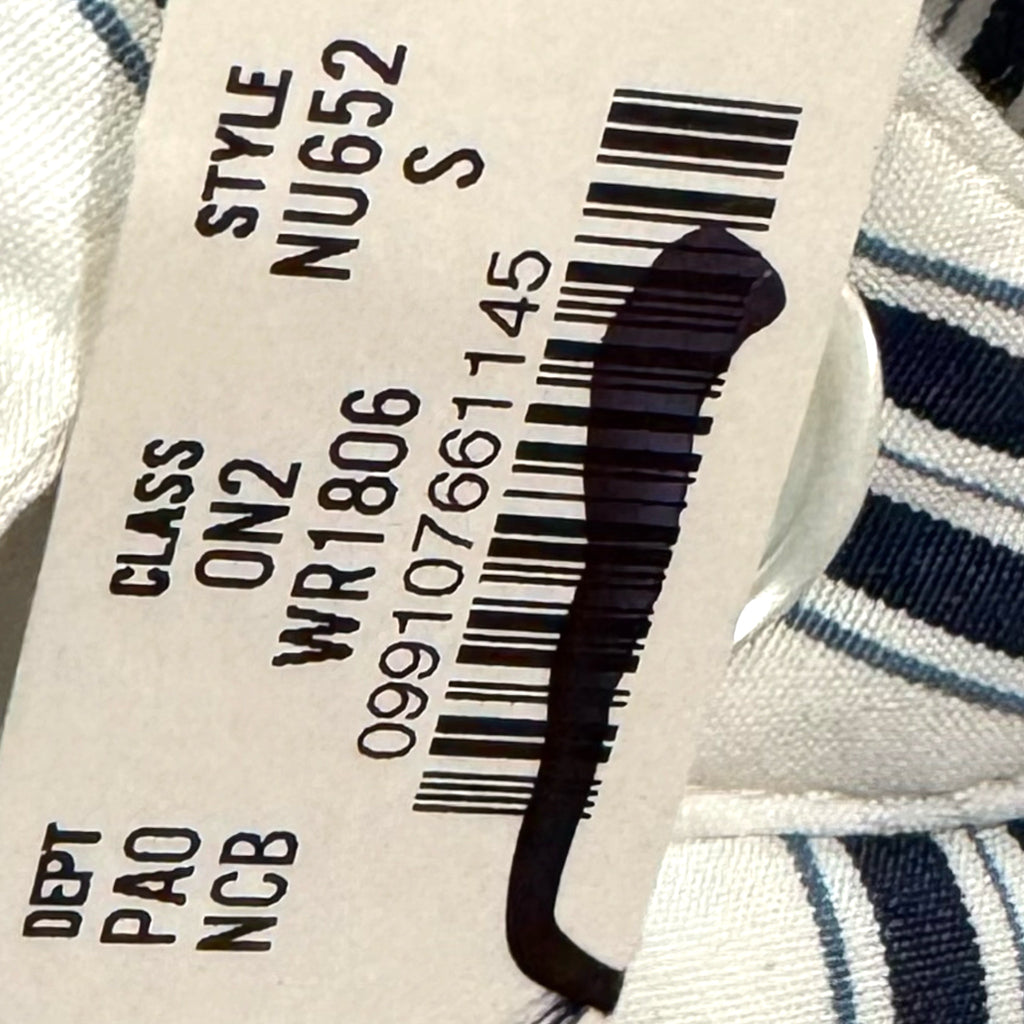 Madewell Straight-Hem Shirt Womens Sz S Oversized Boxy Striped Cotton Poplin New