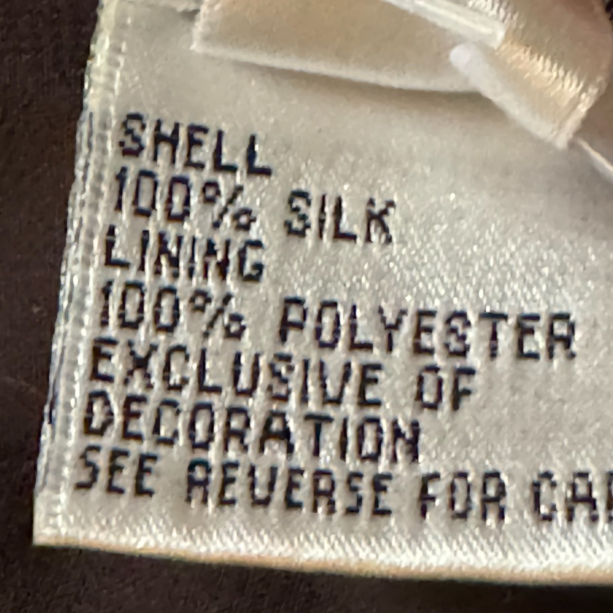 TALBOTS Petites Pure Silk Skirt Dark Evening Brown Crinkle Sequin Whimsy Sz 10