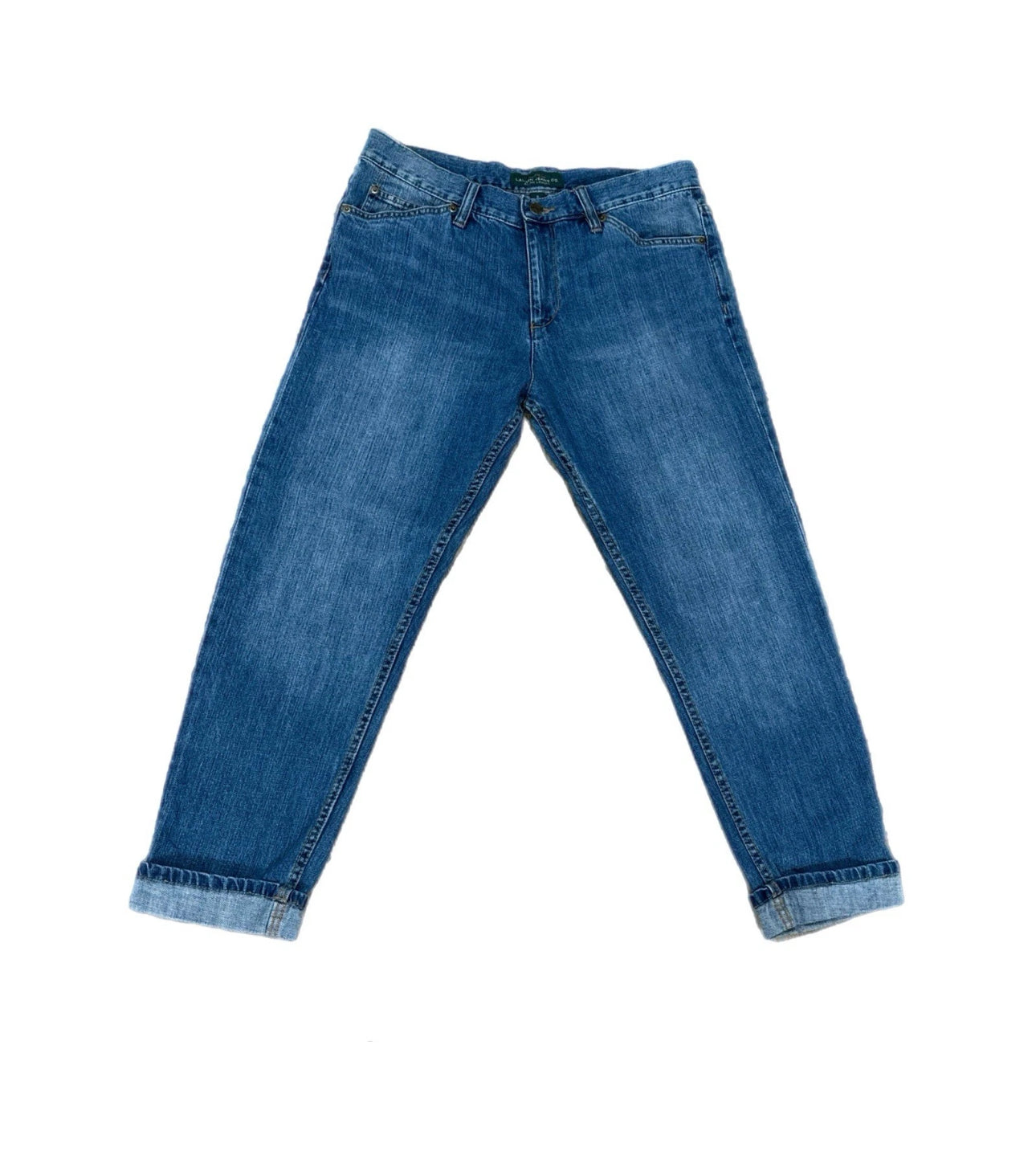 LAUREN RALPH LAUREN Women’s Boyfriend Jeans Straight Leg Denim Preppy Chic Sz 8