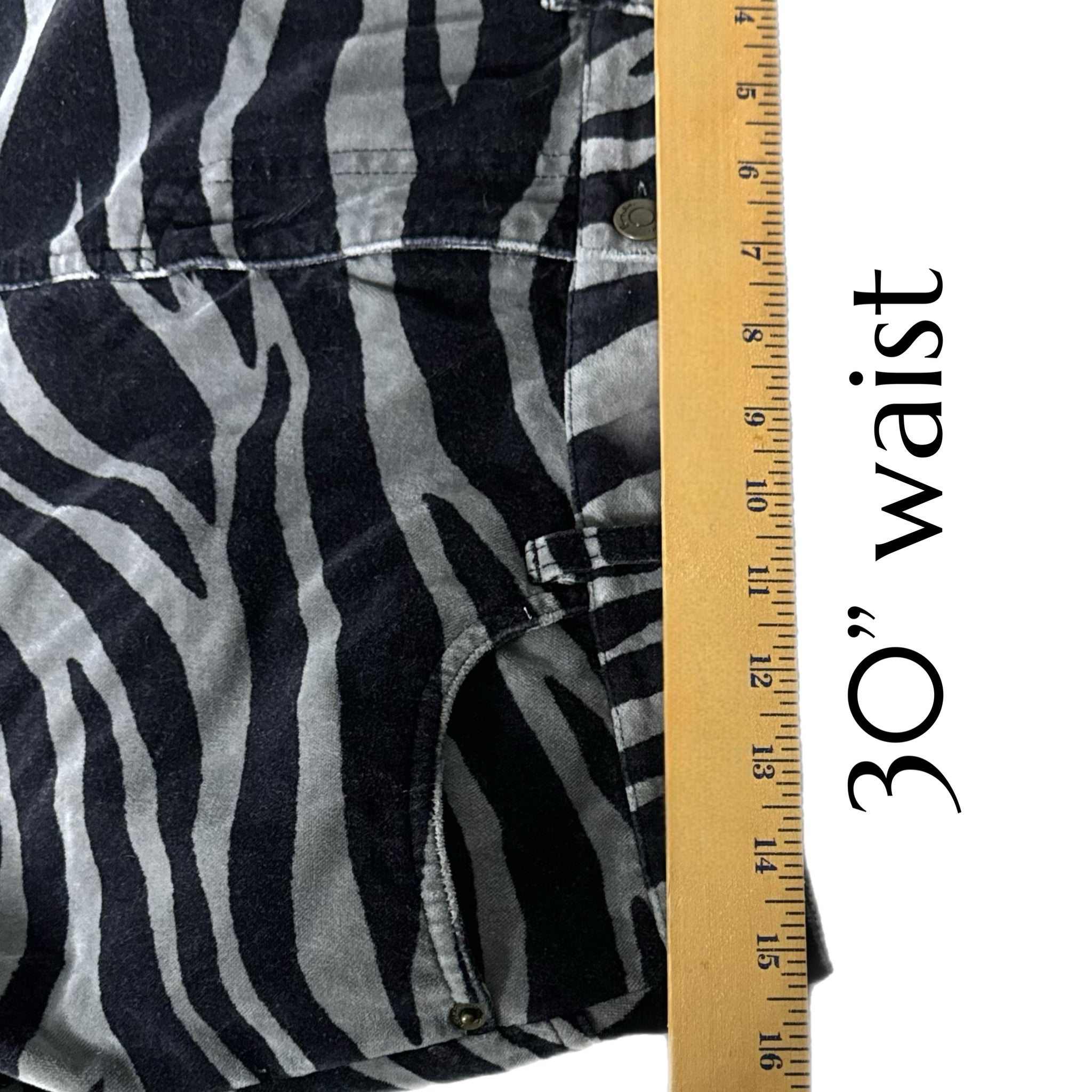 Boden Velvet Womens Sz 8 Zebra Print Skirt Mod Cotton Black Gray Mini Pencil