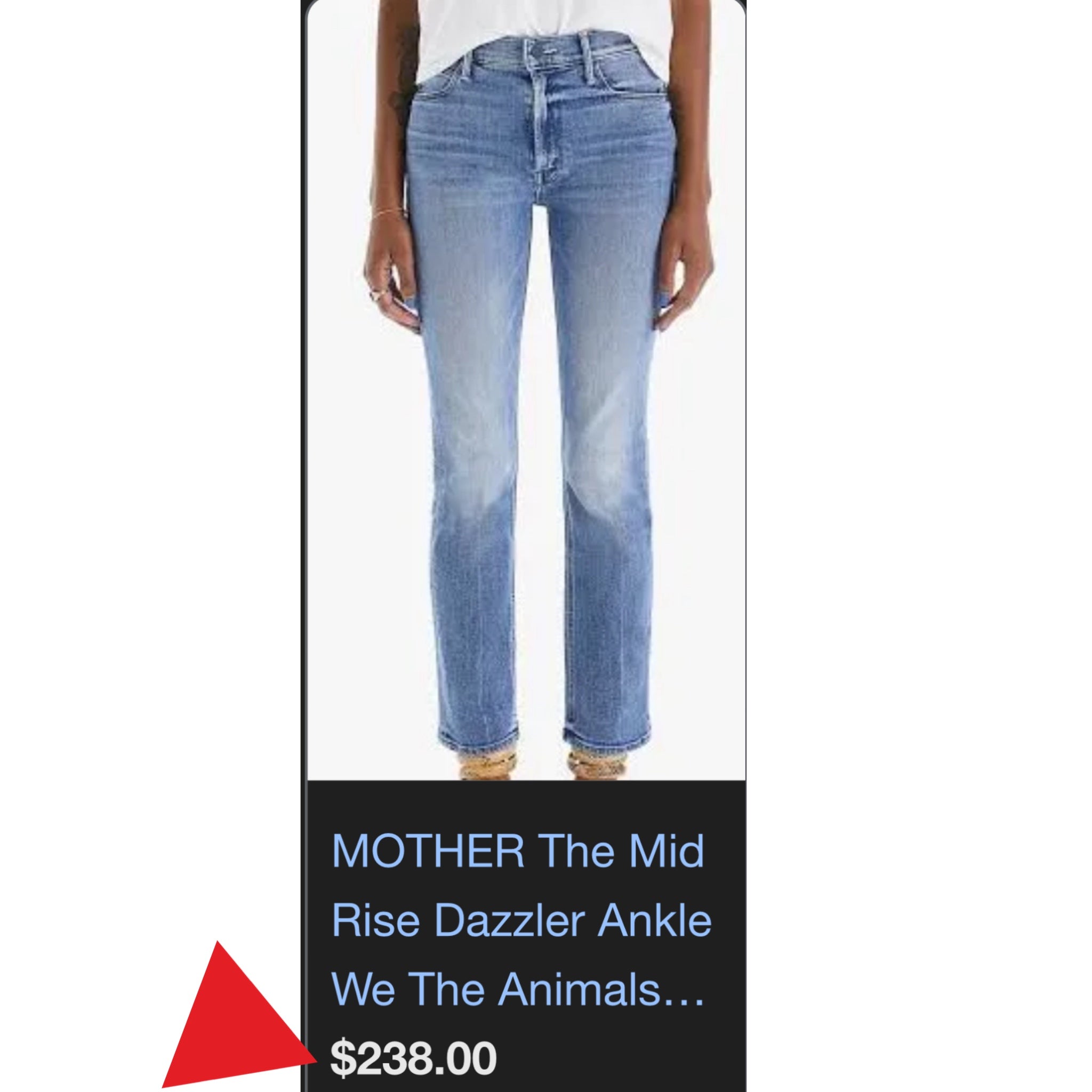 MOTHER Jeans Mid Rise Straight Dazzler Ankle We The Animals Wash 90s Style Sz 32