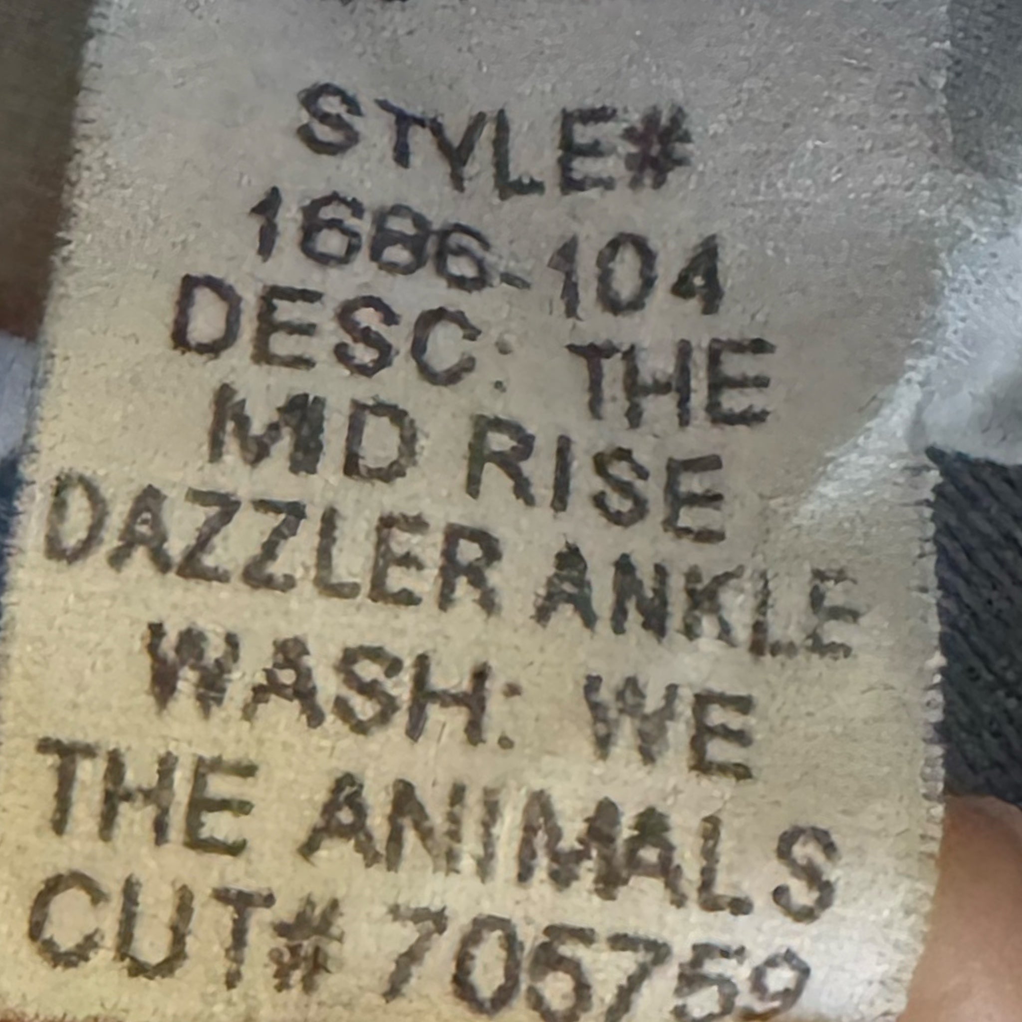 MOTHER Jeans Mid Rise Straight Dazzler Ankle We The Animals Wash 90s Style Sz 32