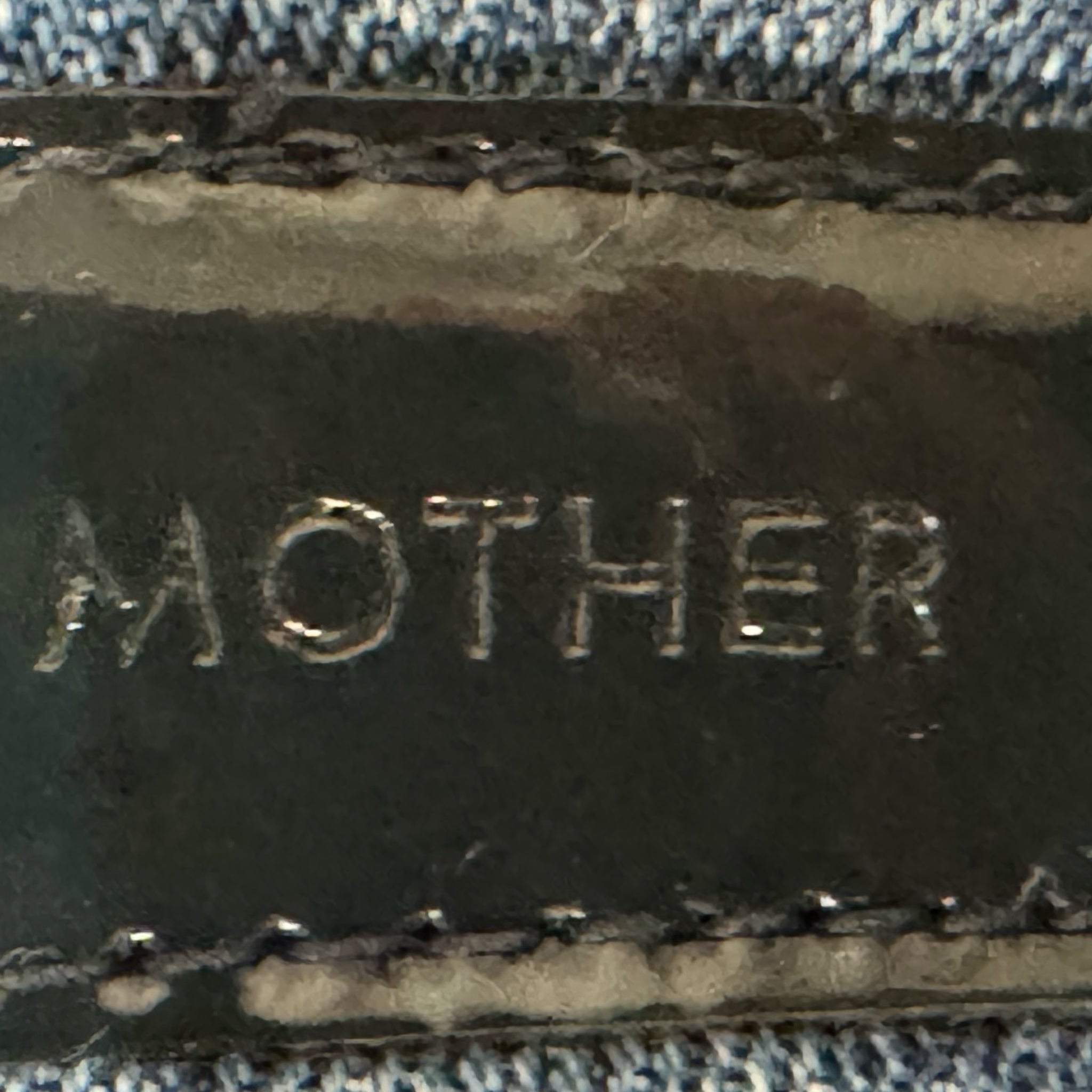 MOTHER Jeans Sz 32 Mid Rise Straight Ankle Denim We The Animals Wash 90s Dazzler
