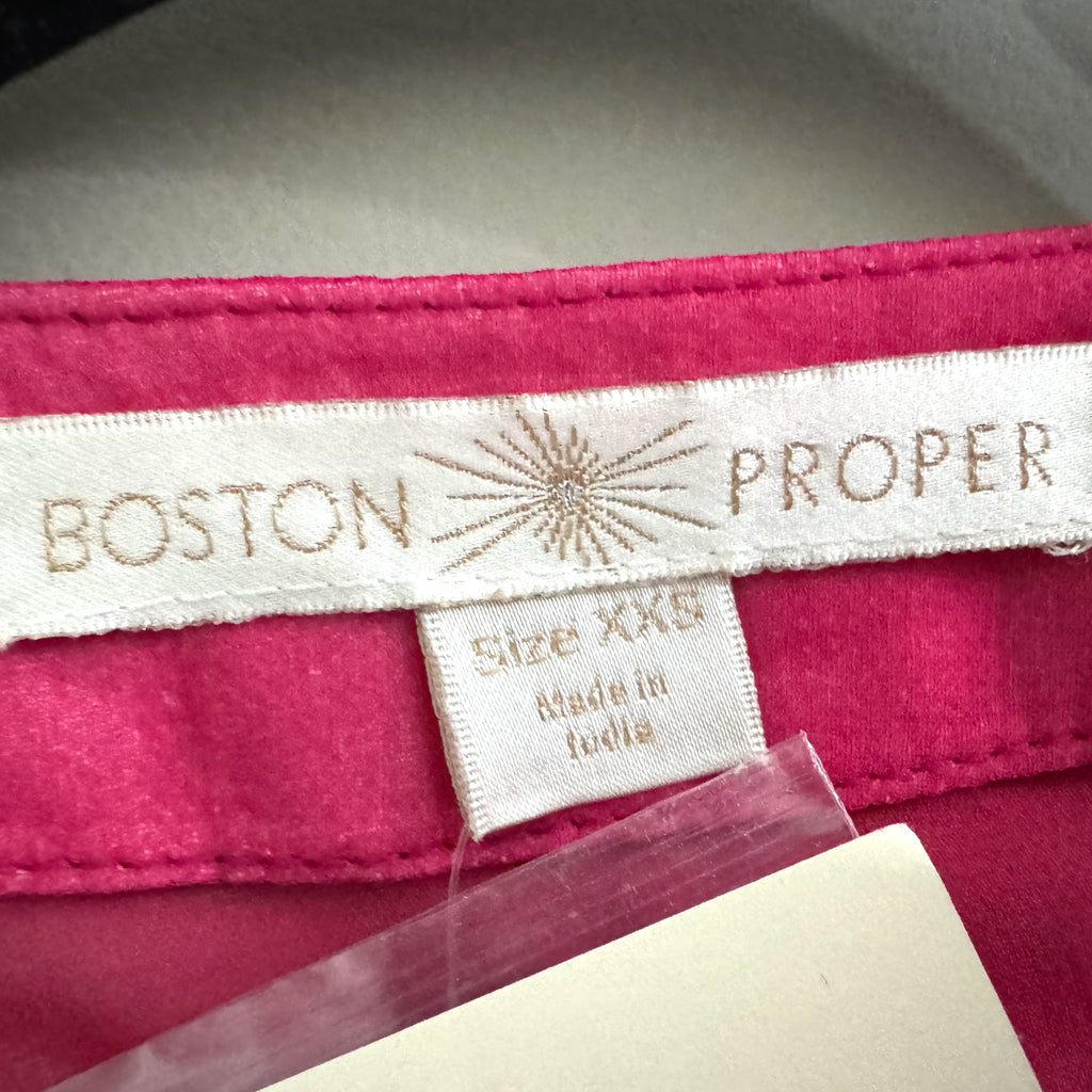Boston Proper Resort Embroidered Sheer Tunic Top Womens Sz XXS MSRP $129 NWT