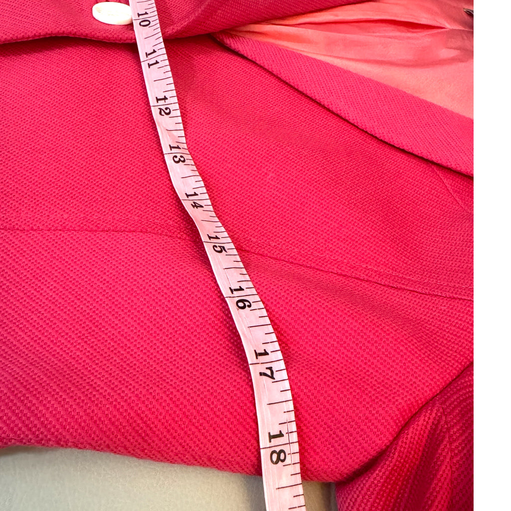 ANN TAYLOR Women’s Size 4 Small Pink Blazer Preppy Chic Career Jacket