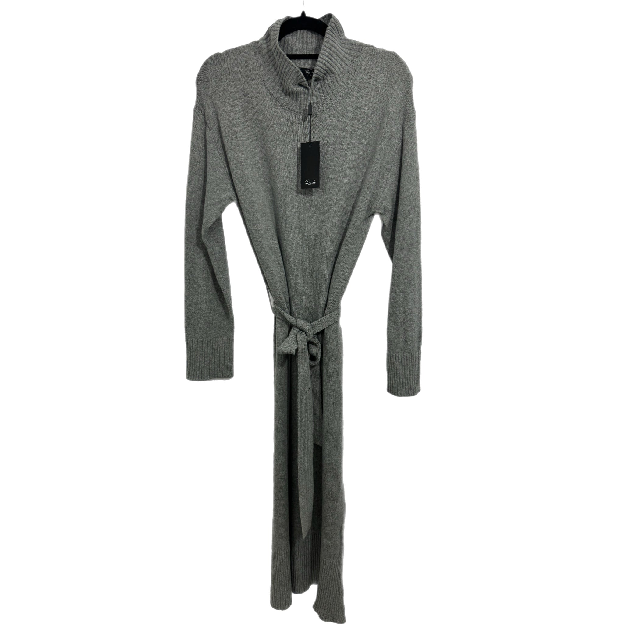 RAILS Mila Sweater Dress Heather Gray Womens Sz Medium Merino Wool MSRP $268 New