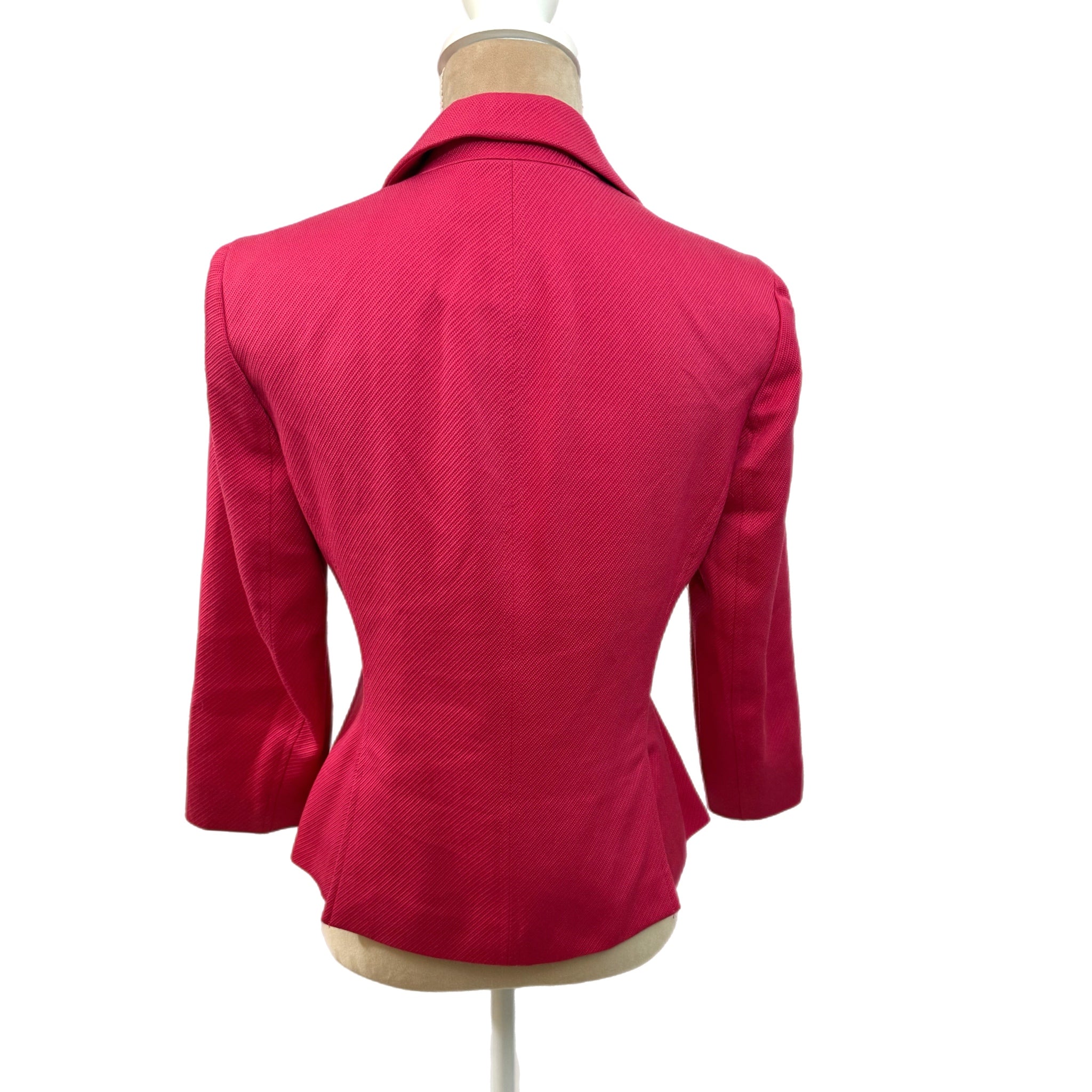 ANN TAYLOR Women’s Size 4 Small Pink Blazer Preppy Chic Career Jacket