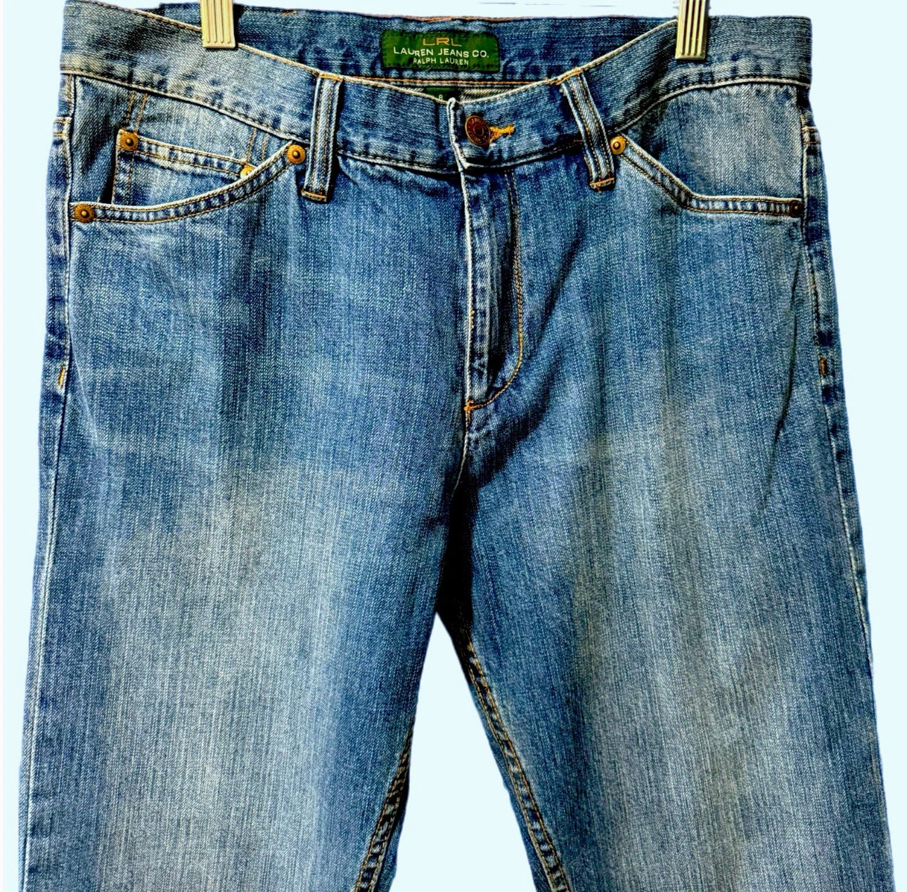 LAUREN RALPH LAUREN Women’s Boyfriend Jeans Straight Leg Denim Preppy Chic Sz 8