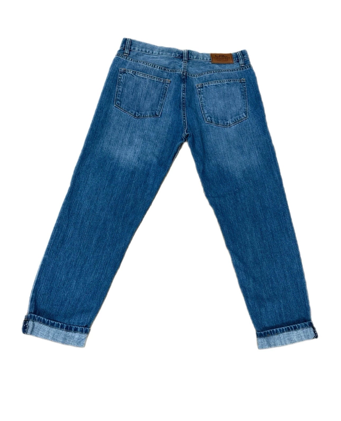 LAUREN RALPH LAUREN Women’s Boyfriend Jeans Straight Leg Denim Preppy Chic Sz 8