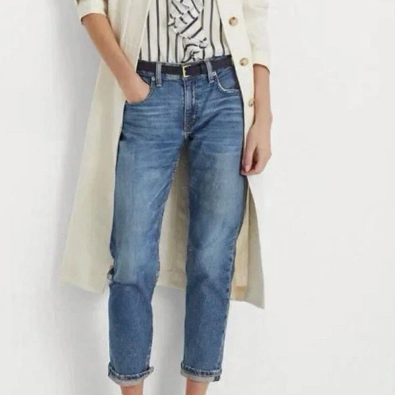 LAUREN RALPH LAUREN Women’s Boyfriend Jeans Straight Leg Denim Preppy Chic Sz 8