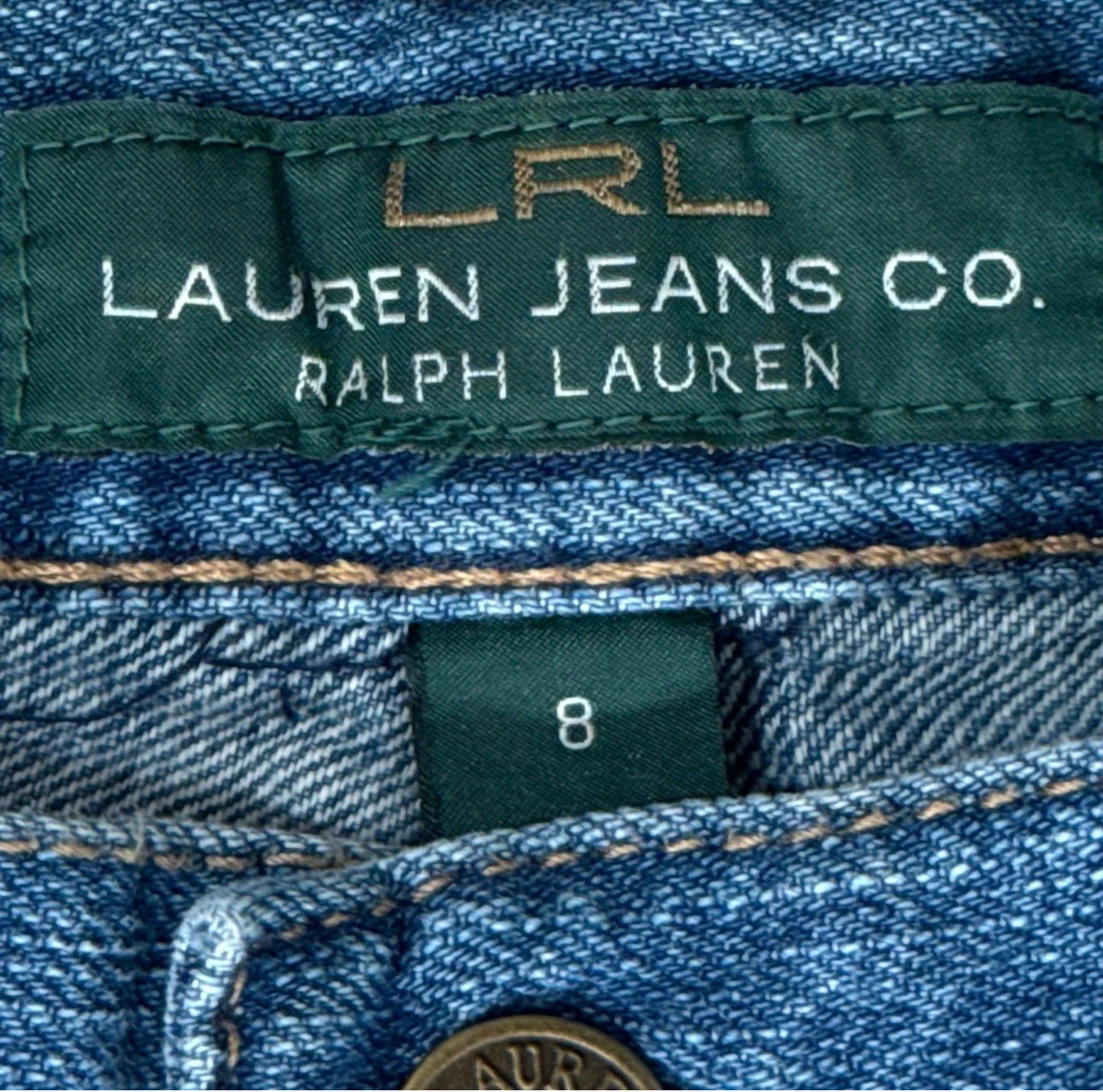 LAUREN RALPH LAUREN Women’s Boyfriend Jeans Straight Leg Denim Preppy Chic Sz 8