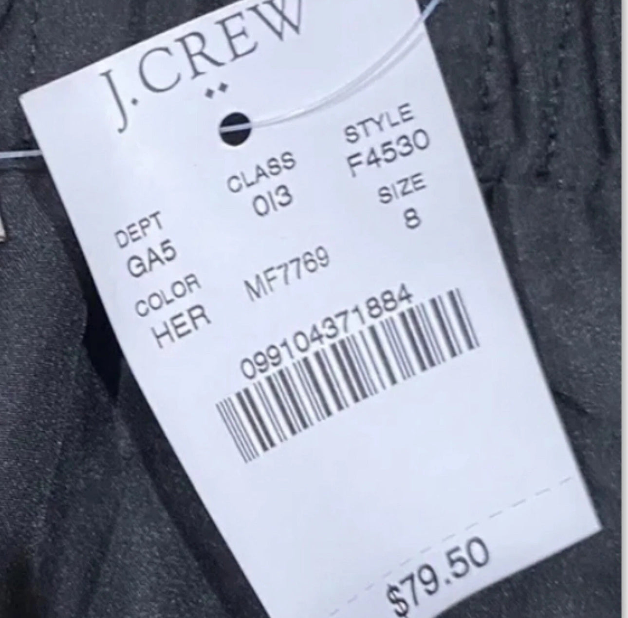 J. CREW Womens Bunch Waist Skirt Herringbone Tweed Wool Blend Gray NWT Sz 8