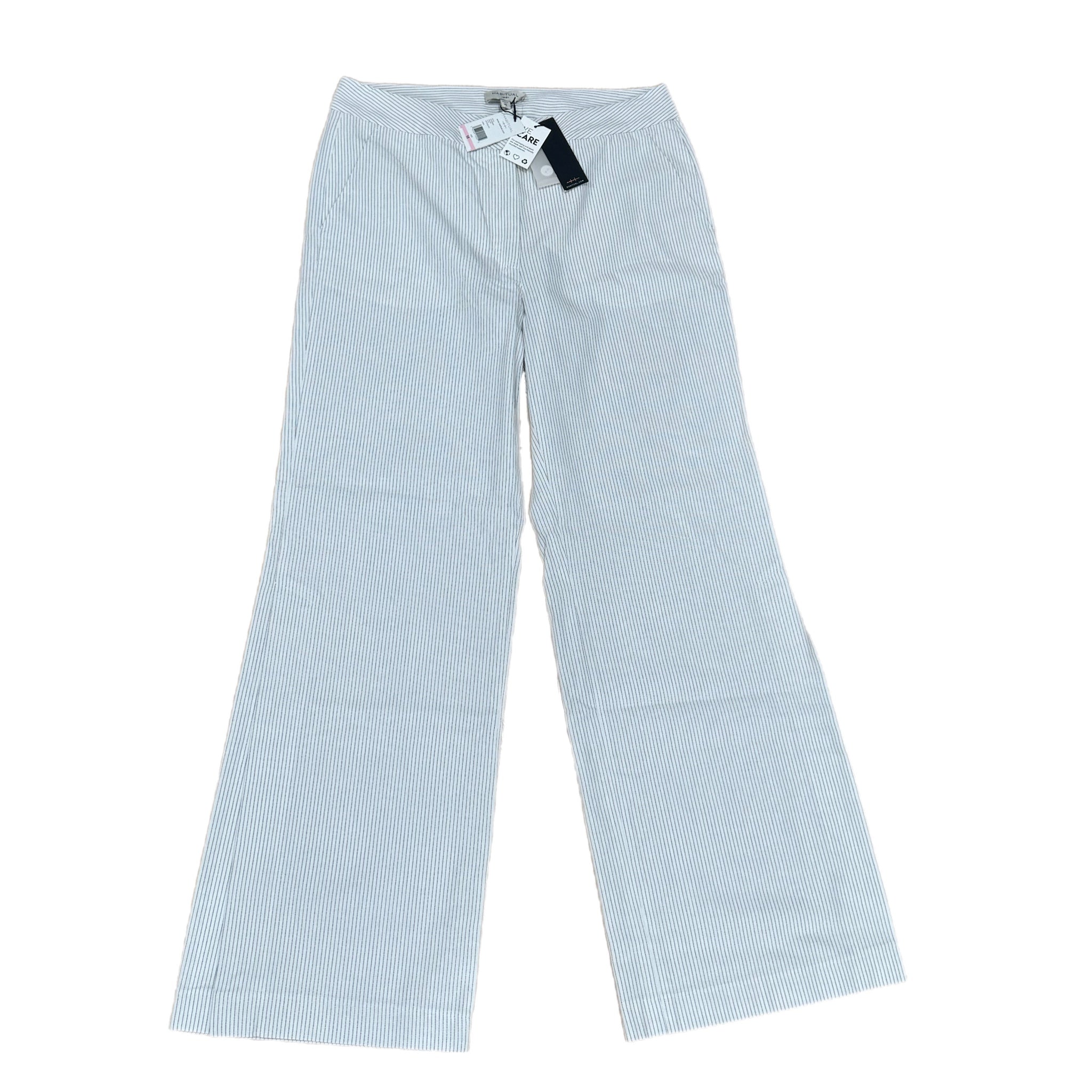 Habitual Wide Leg Slit Hem Pants NWT Coastal Chic Womens Sz 10 MSRP $129