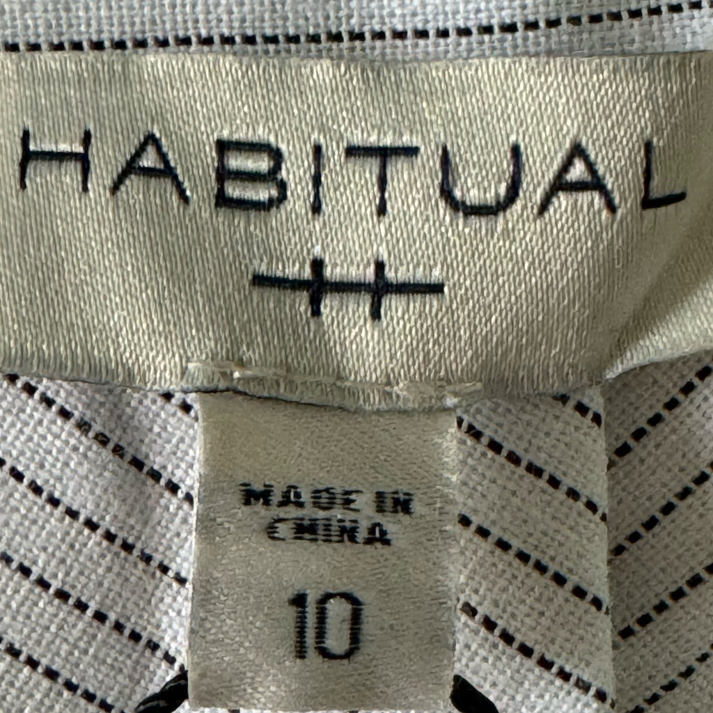 Habitual Wide Leg Slit Hem Pants NWT Coastal Chic Womens Sz 10 MSRP $129
