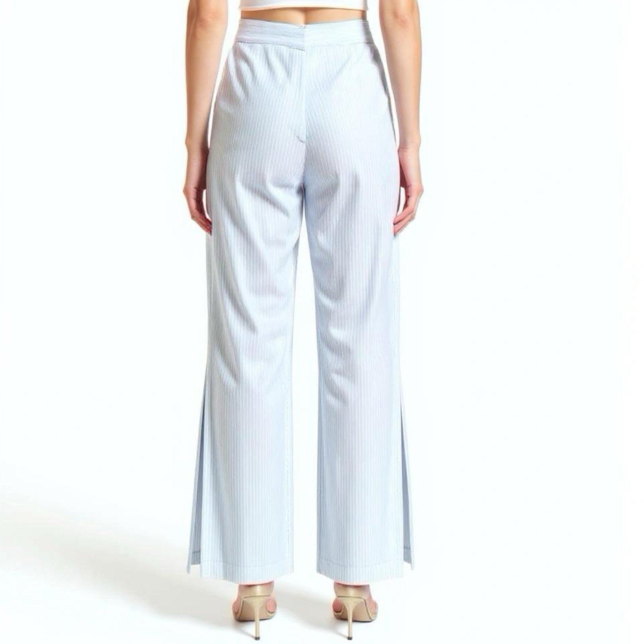 Habitual Wide Leg Slit Hem Pants NWT Coastal Chic Womens Sz 10 MSRP $129