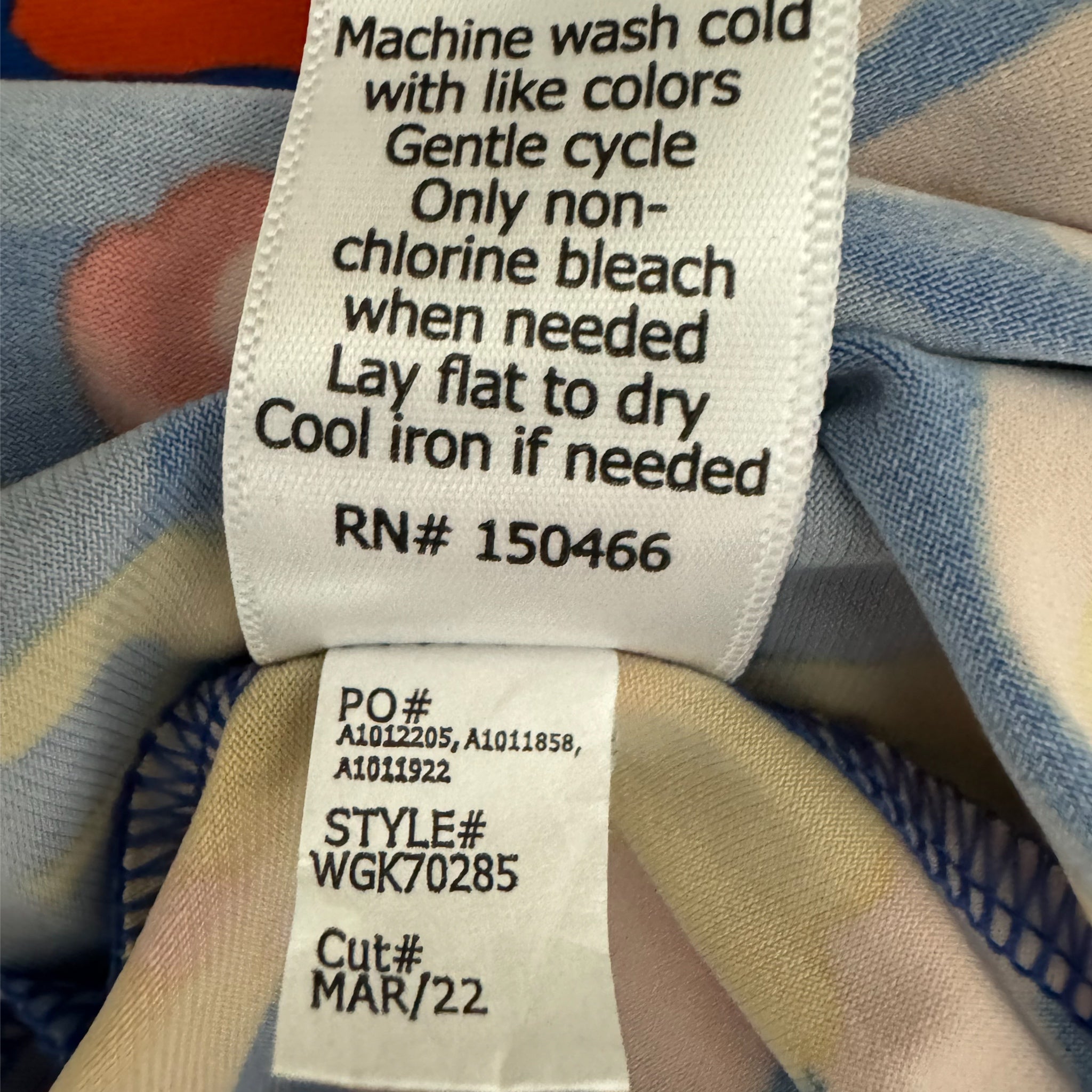 STITCH FIX 41 Hawthorne Faux Maxi Dress Blue Multi Sz Small