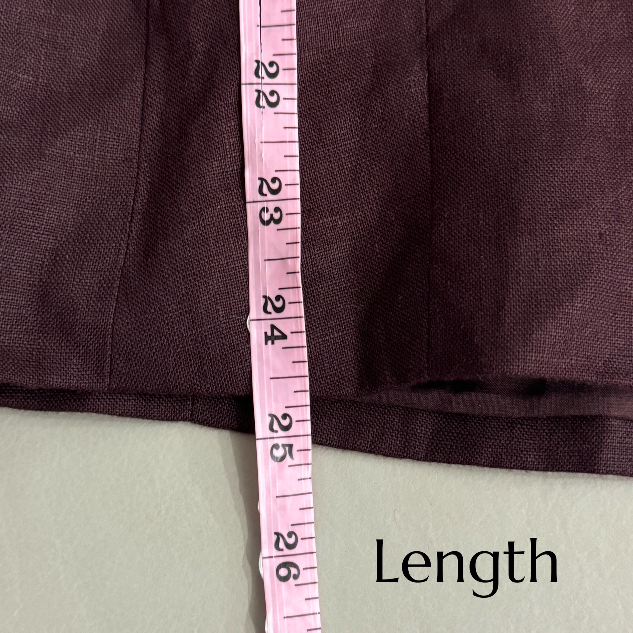 Madewell Women’s Linen Vest Size 6 Brown Scoop Neck Tailored Cutaway NWT $98